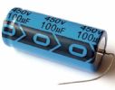 High Horizontal Axial Capacitor (100Uf450v 22X52)